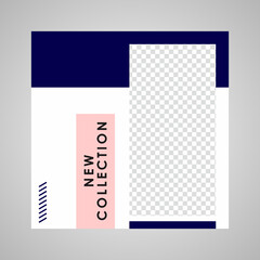 Set of sale banner template design. Editable post template social media banners for digital marketing. Vector illustration.