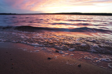 sunset at the beach