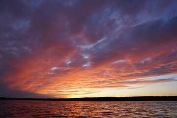 sunset at the beach