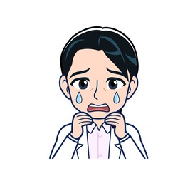 Young female doctor in a white lab coat