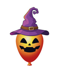 halloween balloon helium with witch hat
