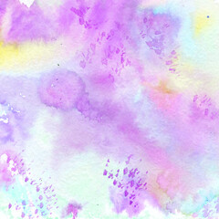 Abstract hand drawn watercolor background