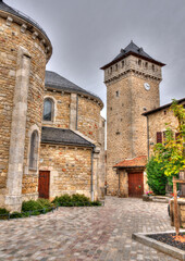 Tour médiévale au Malzieu-Ville, France