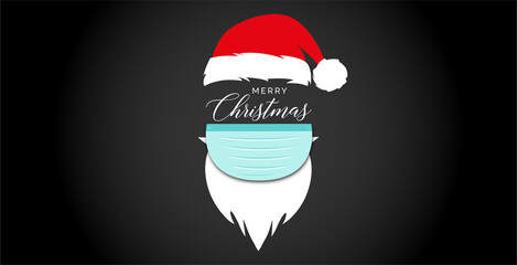 Santa with Face Mask