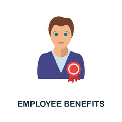 Employee Benefits icon. Simple element from business motivation collection. Creative Employee Benefits icon for web design, templates, infographics and more