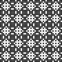 Abstract Cross Pattern Dots Logo generative computational art illustration