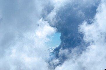 Fototapeta na wymiar Heavy clouds in the sky