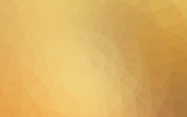 Light Orange vector abstract mosaic pattern.