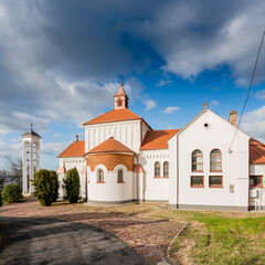 Fototapeta na wymiar Church in fonyod, near balaton