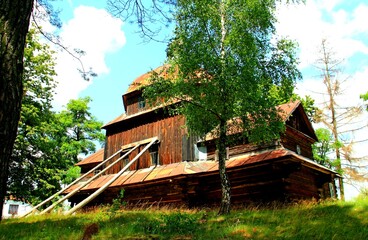 Wola Wielka, Zabytek, Architektura drewniana, Kościół, Cerkiew © woodyd