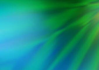 Light Blue, Green vector abstract blurred template.