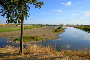 Natural site of the Vicario reservoir, in Peralvillo, Ciudad Real.