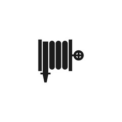 Firehose icon. Fire extinguisher symbol modern, simple, vector, icon for website design, mobile app, ui. Vector Illustration
