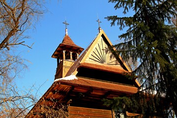Nałęczów, Uzdrowisko, Sanatorium, Park, Pawilon, Kaczki, Staw,  © woodyd