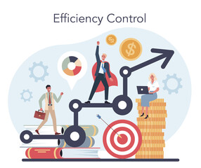 Sales manager or commercial director concept. Business