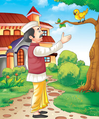 a boy water drinking