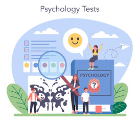 Psychology concept. Mental and emotional health studying.