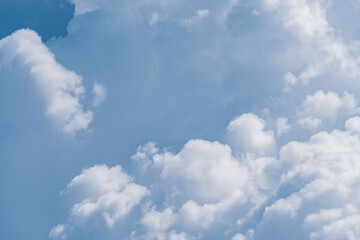 Naklejka na ściany i meble Background of soft cumulus clouds