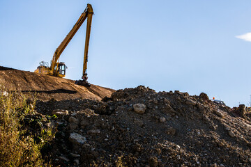 site with crane