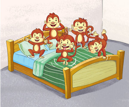monkey home playing