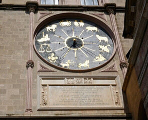 Obraz premium Italy. Sicilia. The astronomical clockwork of the Cathedral Sainte Maria in Messina