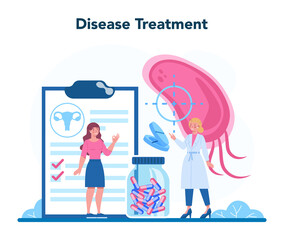 Gynecologist, reproductologist and women health concept. Human