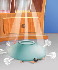 mouse in the kitchens