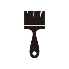Paint brush icon vector illustration sign