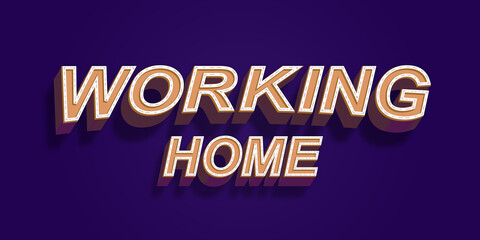 Working home editable stylish text effect, Realistic 3d blood text effect