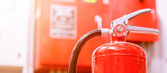 Powerful industrial fire extinguishing system.