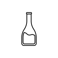 bottle with a label