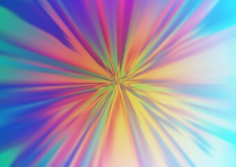 Light Multicolor, Rainbow vector blurred and colored template.