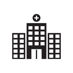 Hospital building icon