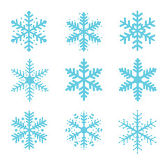Naklejka na ściany i meble Ice flakes,snowflake,flake winter ,christmas,winter ,christmas snowflakes .vector illustration 