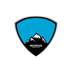 mountain logo icon vector template.