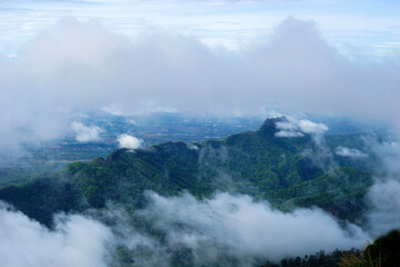 landscape with clouds