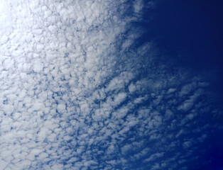 blue sky with clouds