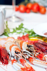 shrimp dish, fresh prawns