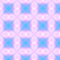 Blue Dirty Art Pattern. Pink Blot Seamless. Azure