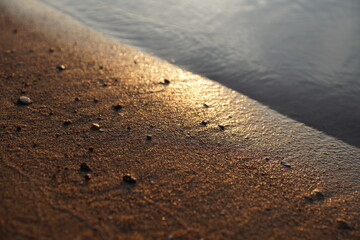 sun on sand