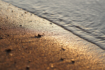 sun on sand