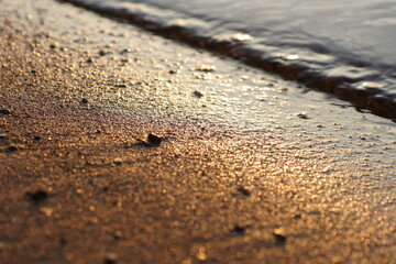 sand and water
