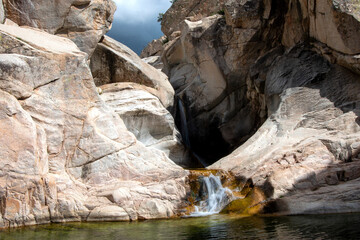 bau mela waterfalls in sardinia