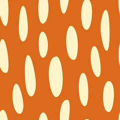 Beige & Orange Abstract Seamless Pattern