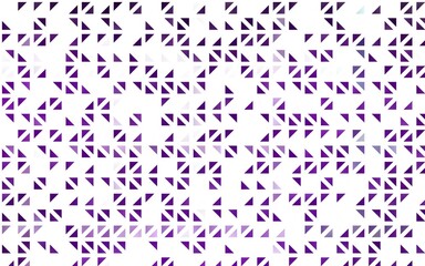 Light Purple vector backdrop with lines, triangles.