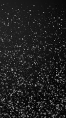 Beautiful snowfall Christmas background. Subtle fl