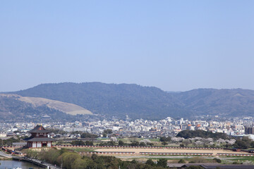 平城宮と奈良市街