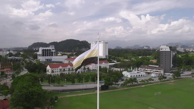 Ipoh flagpole in perak malaysia, 360 rotational POV, Jul 2020 part 1