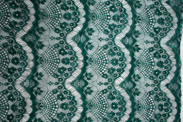 Green lace background