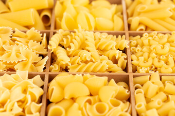 Various kind of pasta
